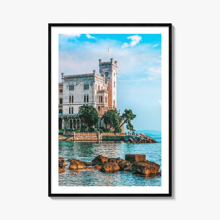 Trieste Fine Art Photo Print, Miramare Castle, Italy, Wall Decor, Poster