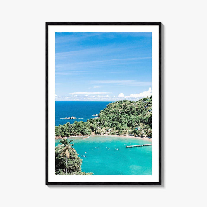Parlatuvier Bay Fine Art Photo Print, Trinidad and Tobago, Caribbean Wall Decor, Poster