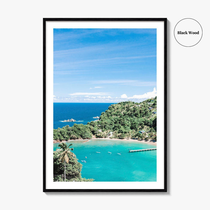 Parlatuvier Bay Fine Art Photo Print, Trinidad and Tobago, Caribbean Wall Decor, Poster