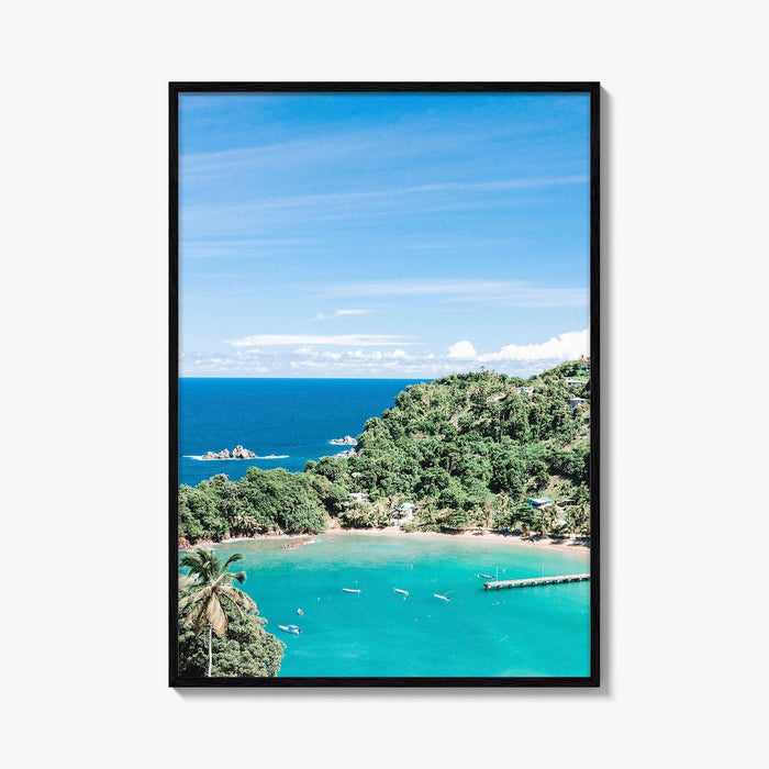 Parlatuvier Bay Fine Art Photo Print, Trinidad and Tobago, Caribbean Wall Decor, Poster