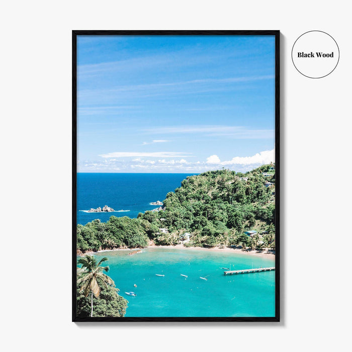 Parlatuvier Bay Fine Art Photo Print, Trinidad and Tobago, Caribbean Wall Decor, Poster