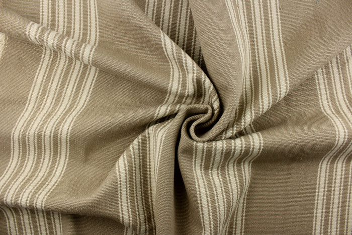 Vervain, upholstery, taupe, tan, stripes, pillows, accent pillows, new arrival, multi-purpose, jacquard, fabrictype_cotton, fabric, drapery, decorative pillows, curtains, drapery, cotton, 100% cotton