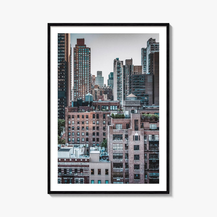 Turtle Bay Skyline Fine Art Photo Print, Midtown Manhattan, NYC Wall Decor Poster
