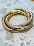 Twisted Gold Bangle