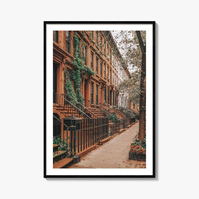 Upper East Side Fine Art Photo Print, Manhattan, NYC, NY, Wall Decor, Poster, Brownstones