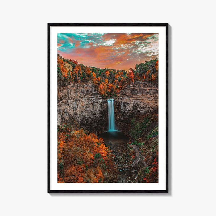 Taughannock Falls Fine Art Photo Print, Ithaca Finger Lakes Upstate New York USA