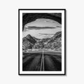 Zion National Park Black and White Fine Art Photo Print, Utah Wall Art
