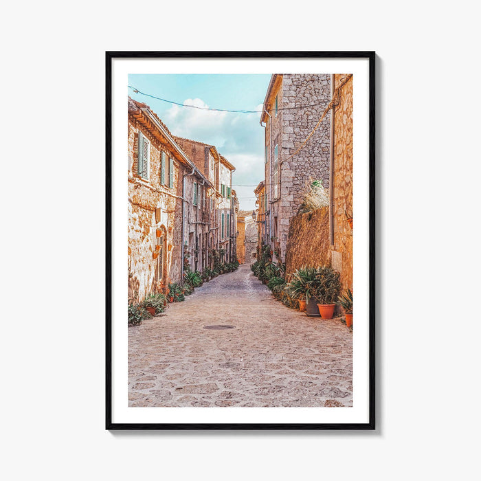 Valldemossa Fine Art Photo Print, Mallorca, Majorca, Spain, Courtyard Wall Poster, Balearic Islands