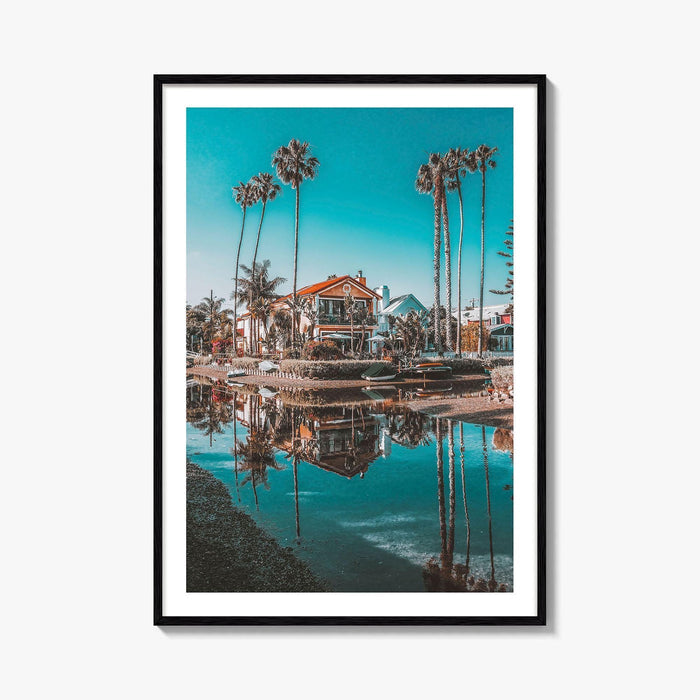 Venice Beach Fine Art Photo Print, Venice Canals, Los Angeles California Wall Poster