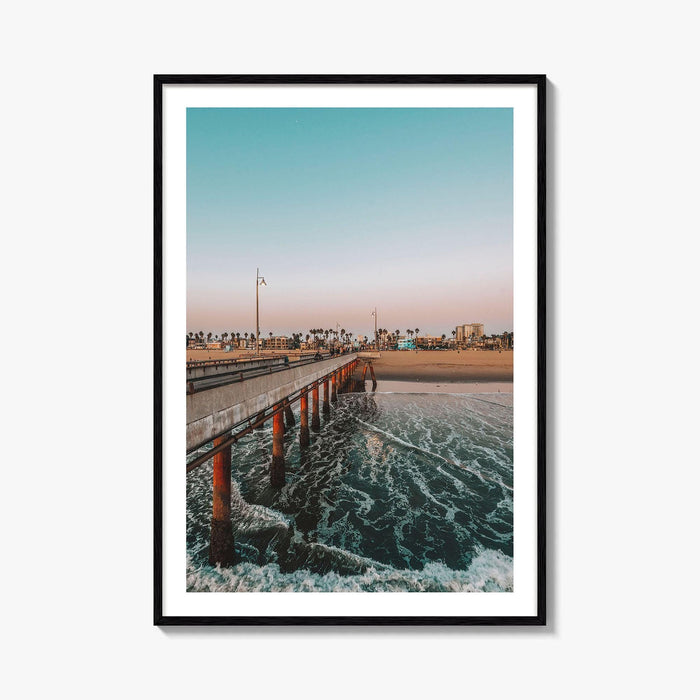 Venice Beach Fine Art Photo Print, Pier, Los Angeles, California Wall Decor Poster