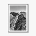 Anacapa Island Black and White Fine Art Photo Print, Channel Islands Poster, California Poster