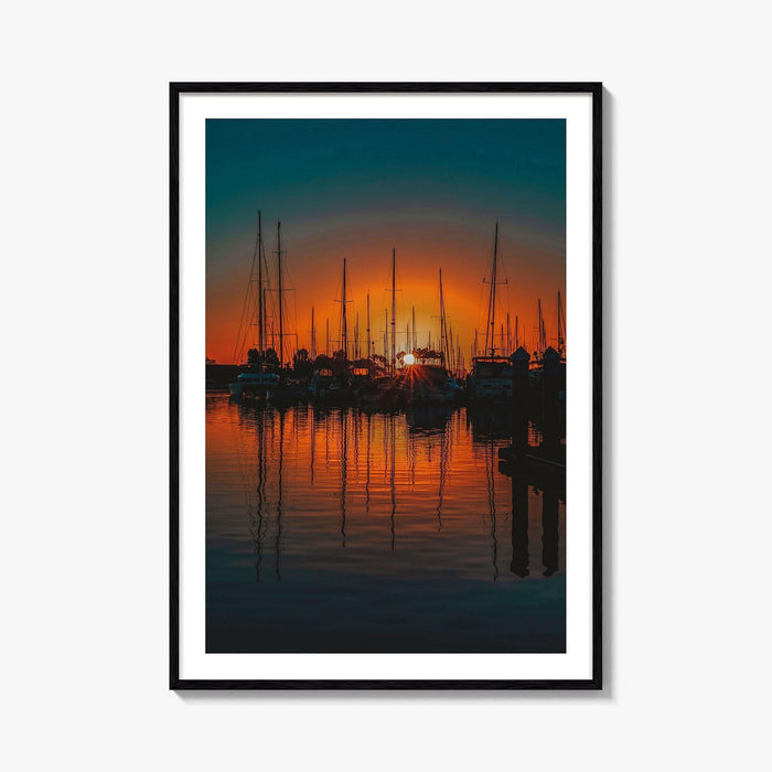 Ventura Harbor Fine Art Photo Print, California, USA, Marina, Wall Decor Poster