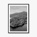 Waterbury Reservoir Black and White Fine Art Photo Print, Vermont Poster