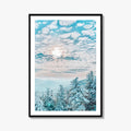 Stowe Vermont Fine Art Photo Print, Ski Resort Winter Wall Poster, USA
