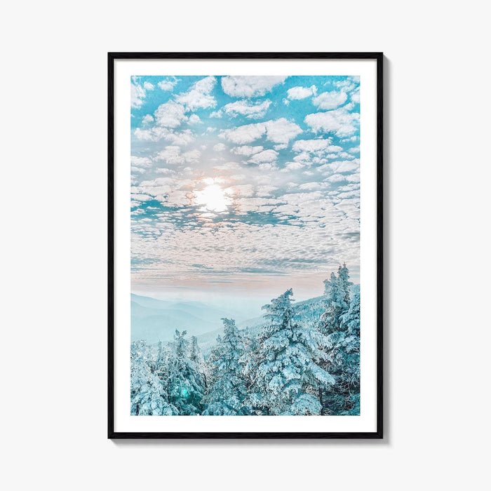 Stowe Vermont Fine Art Photo Print, Ski Resort Winter Wall Poster, USA