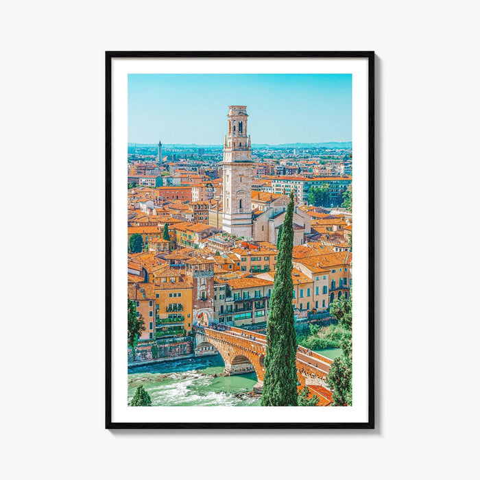 Verona Fine Art Photo Print, Ponte Pietra, Adige River, Veneto Italy, Wall Decor