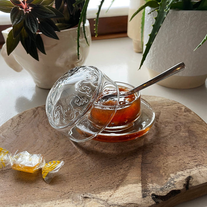 Versailles covered butter dish by La Rochère