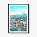 Vienna Skyline Fine Art Photo Print, Aerial Poster, Austria Wall Decor, Wien