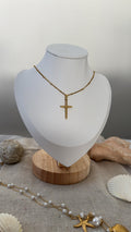 Vintage Gold Cross Necklace