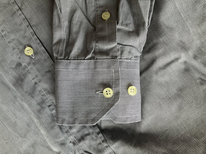 Vintage Valentino long sleeve pure cotton shirt, made in Italy, Small.