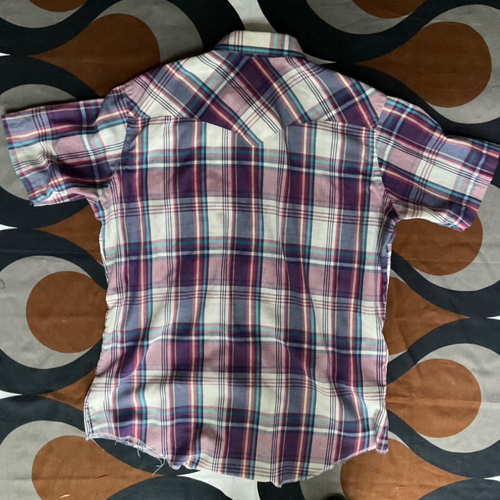 Vintage Western shirt by Wrangler, made in USA, L