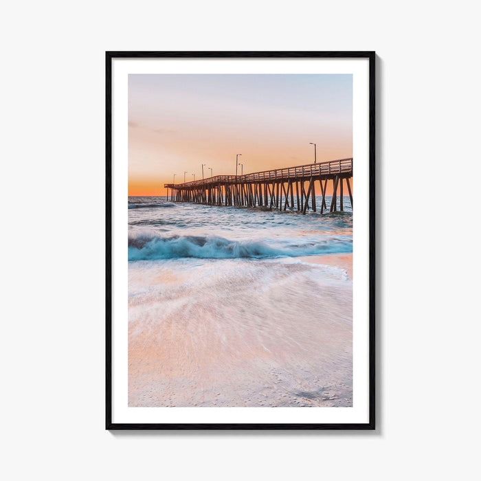 Virginia Beach Fine Art Photo Print, Fishing Pier, VA, USA, Wall Decor, Poster
