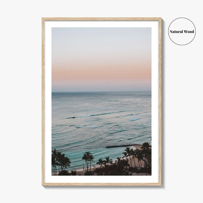 Waikiki Beach Fine Art Photo Print, Honolulu, Oahu, Hawaii USA Wall Poster