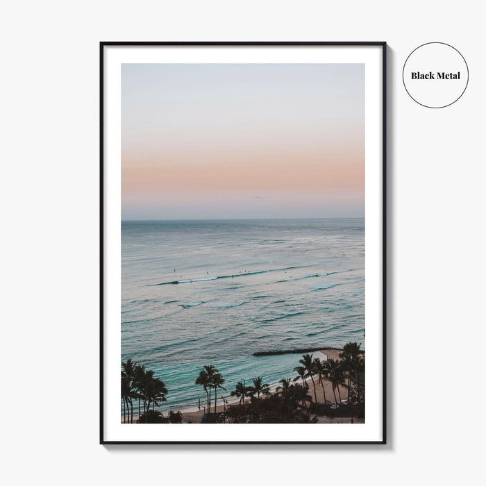 Waikiki Beach Fine Art Photo Print, Honolulu, Oahu, Hawaii USA Wall Poster