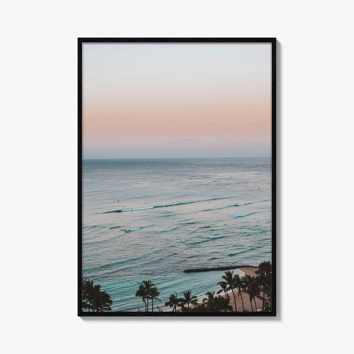 Waikiki Beach Fine Art Photo Print, Honolulu, Oahu, Hawaii USA Wall Poster
