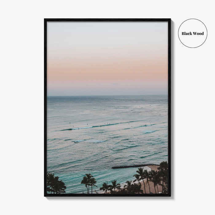Waikiki Beach Fine Art Photo Print, Honolulu, Oahu, Hawaii USA Wall Poster
