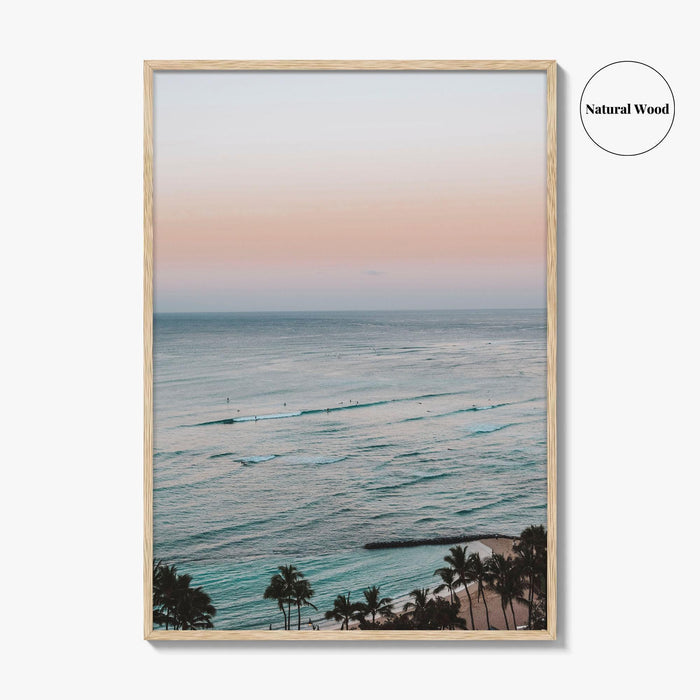 Waikiki Beach Fine Art Photo Print, Honolulu, Oahu, Hawaii USA Wall Poster