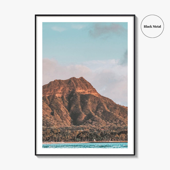 Waikiki Fine Art Photo Print, Diamond Head, Honolulu, Oahu, Hawaii Wall Art, Poster, USA