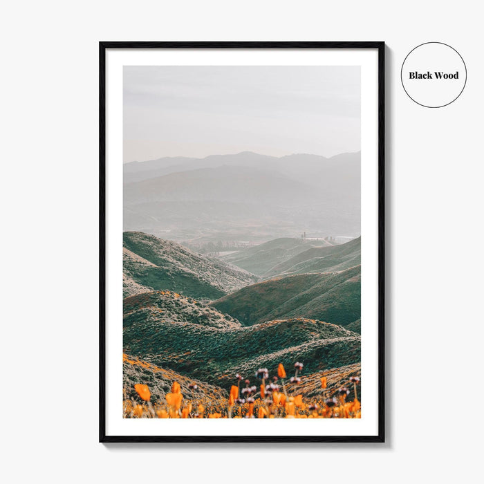 Walker Canyon Fine Art Photo Print, Lake Elsinore California Poster USA