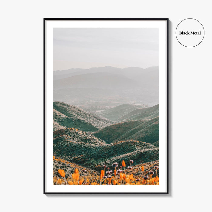 Walker Canyon Fine Art Photo Print, Lake Elsinore California Poster USA
