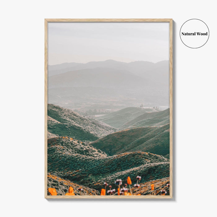 Walker Canyon Fine Art Photo Print, Lake Elsinore California Poster USA