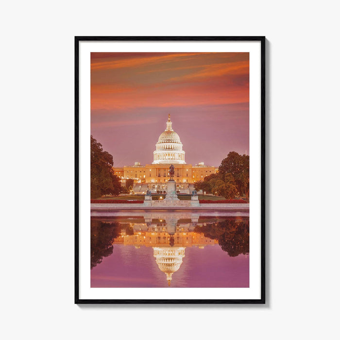Washington DC Fine Art Photo Print, United States Capitol Building, Wall Decor Poster