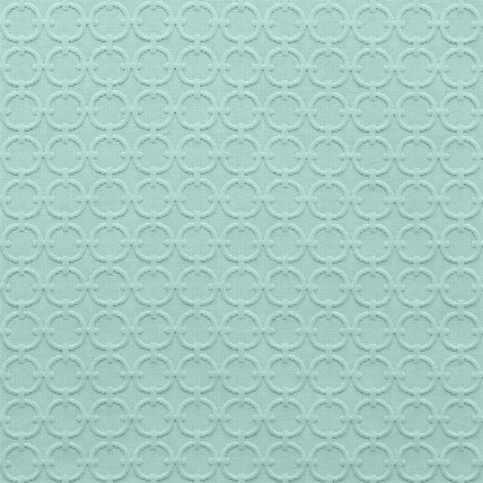 Waverly Full Circle Matelassé Fabric in Turquoise
