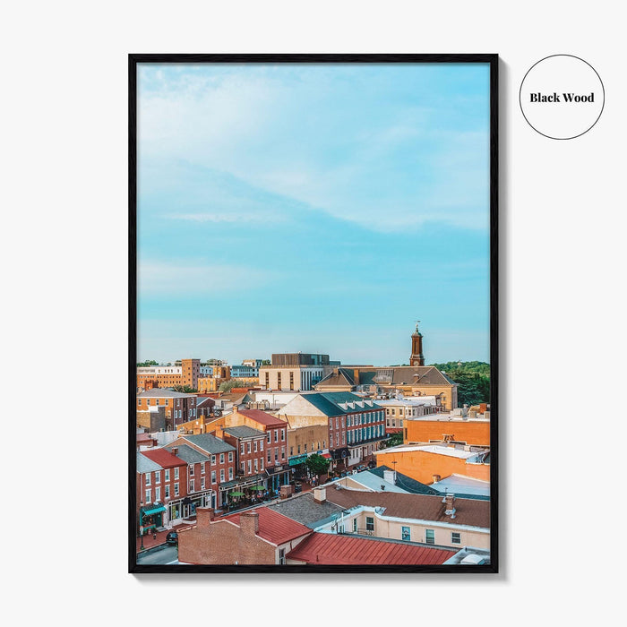 West Chester Blue Fine Art Photo Print, Pennsylvania, Chester County, Aerial Poster, USA