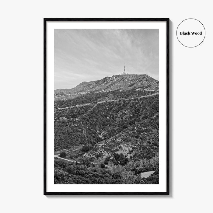 West Hollywood Black and White Fine Art Photo Print, Los Angeles California Poster