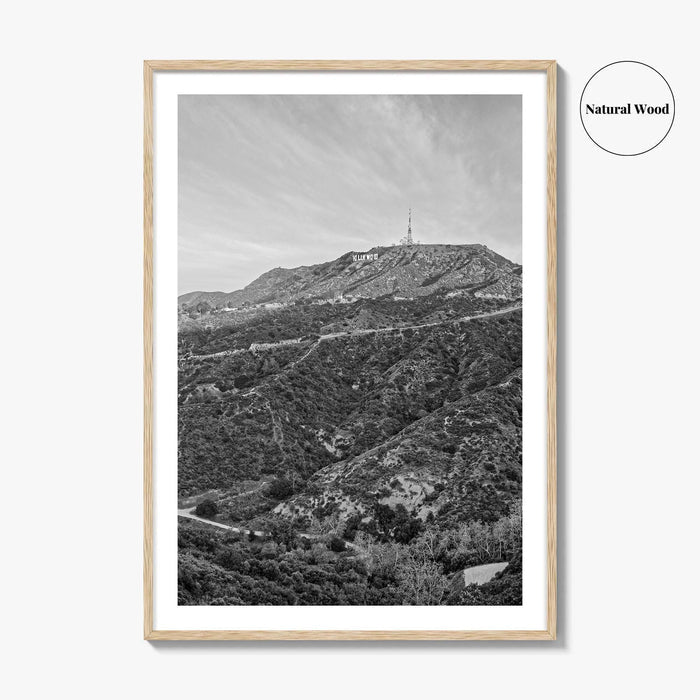 West Hollywood Black and White Fine Art Photo Print, Los Angeles California Poster