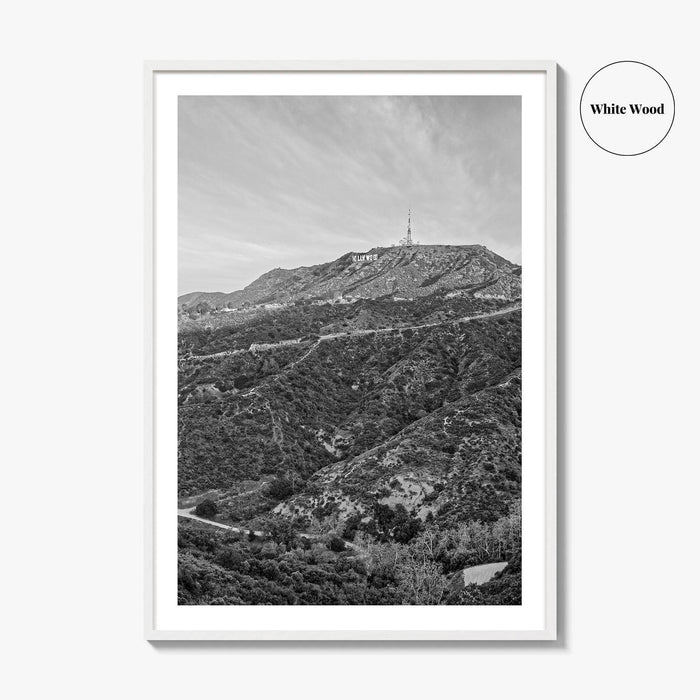 West Hollywood Black and White Fine Art Photo Print, Los Angeles California Poster