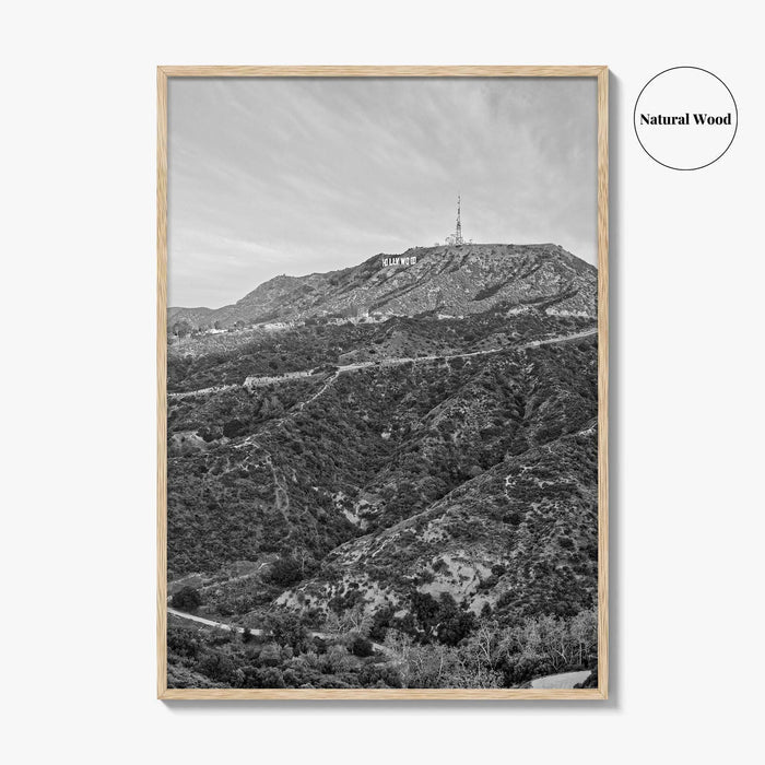 West Hollywood Black and White Fine Art Photo Print, Los Angeles California Poster