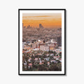 West Hollywood Skyline Fine Art Photo Print, Los Angeles, California Wall Decor, USA Poster