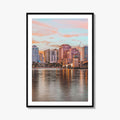 West Palm Beach Skyline Fine Art Photo Print, Downtown, Florida, USA, Poster