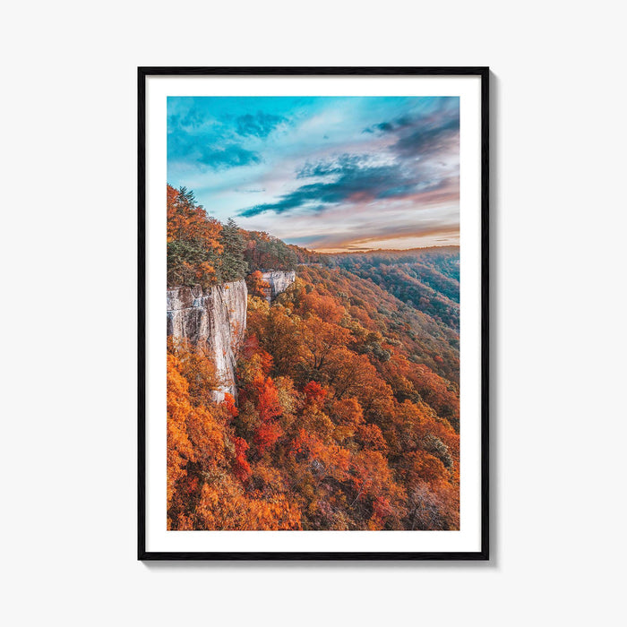 West Virginia Fine Art Photo Print, New River Gorge, Endless Wall Poster