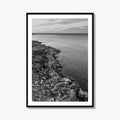 Gantheaume Point Black and White Fine Art Photo Print, Broome, Western Australia Poster