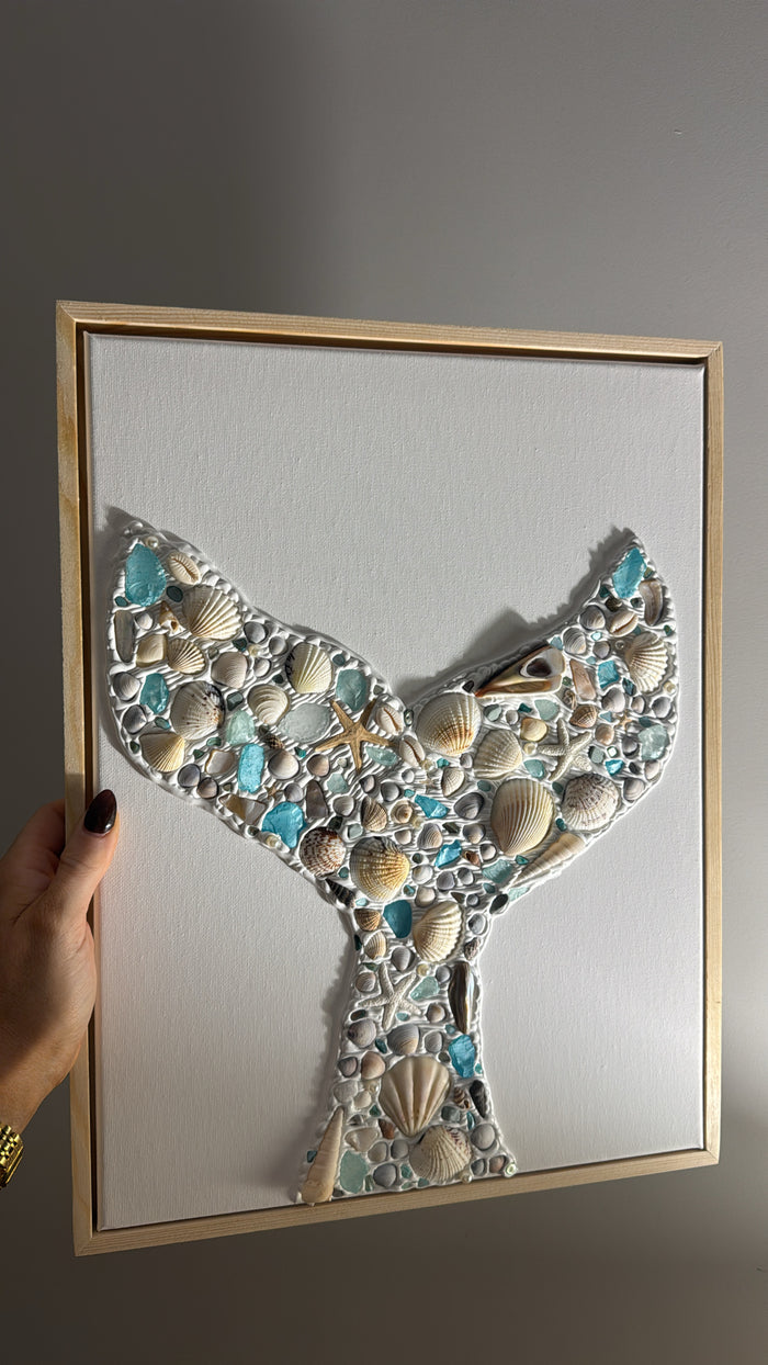 Whale Tail Canvas - “12x16” 🐳