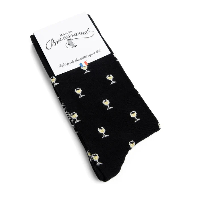 White Wine Socks by Maison Broussaud