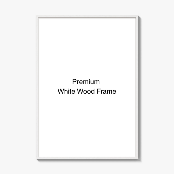White Wood Frame