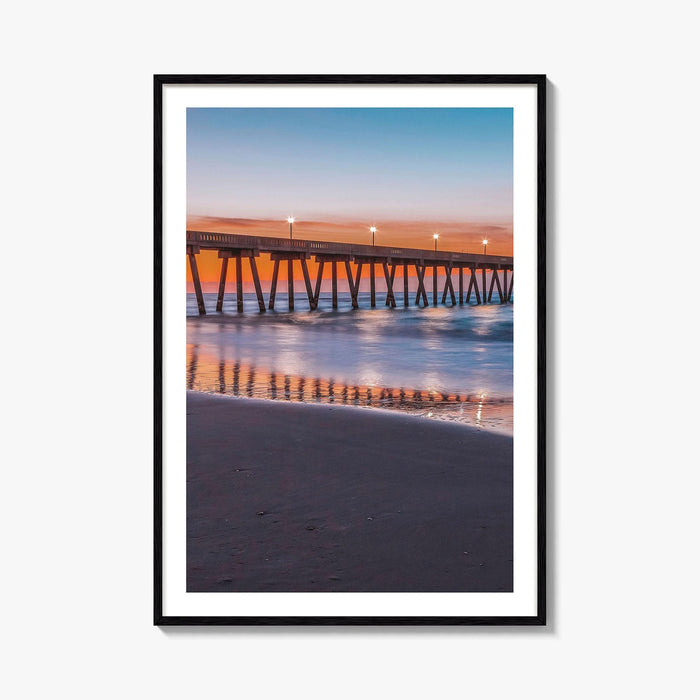 Wrightsville Beach Fine Art Photo Print, Wilmington NC, North Carolina Pier, Wall Decor
